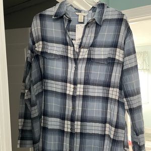 Oversized plaid